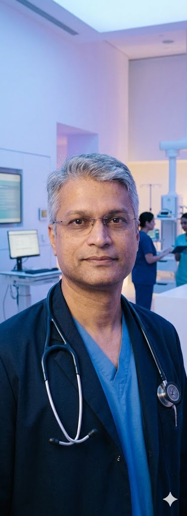 Dr. Vikrant Ranjan in clinical setting